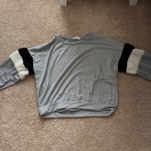 Grey pull over